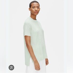 NWOT Eileen Fisher Organic Linen Light Sweater Tunic